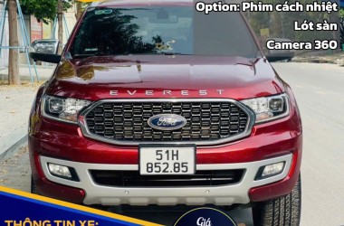 FORD EVEREST TITANIUM 4X2 - SẢN XUẤT 2021 - ODO 63.000KM 